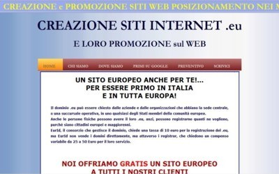 www.miositoweb.eu - 
WEBMASTER PER SITI INTERNET europei 