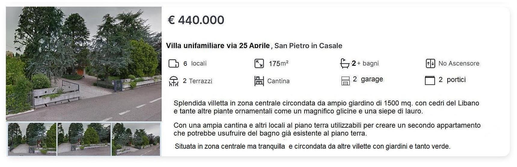 VENDESI VILLETTA UNIFAMILIARE CON AMPIO GIARDINO