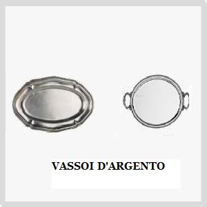 DUE VASSOI D'ARGENTO